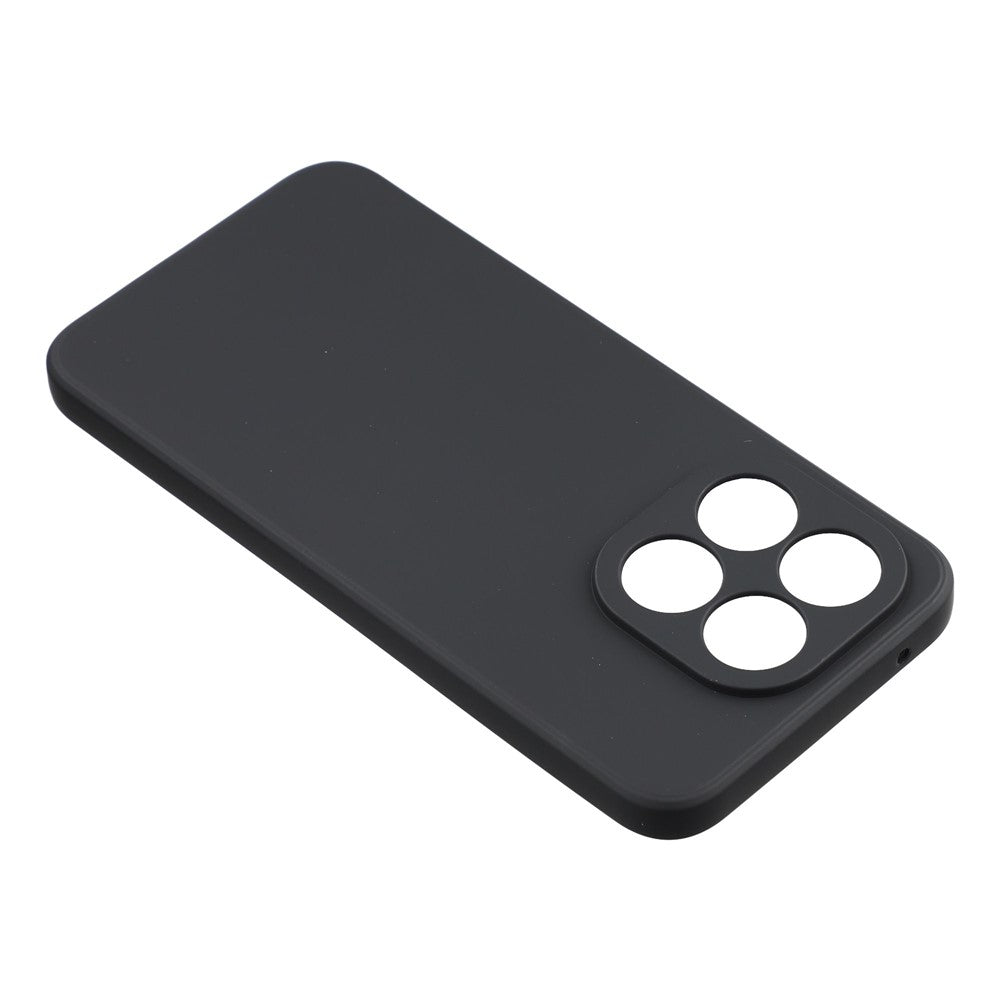 For Xiaomi 15T Case TPU Back Soft Protective surface Fiber Lining Phone Cover - Black