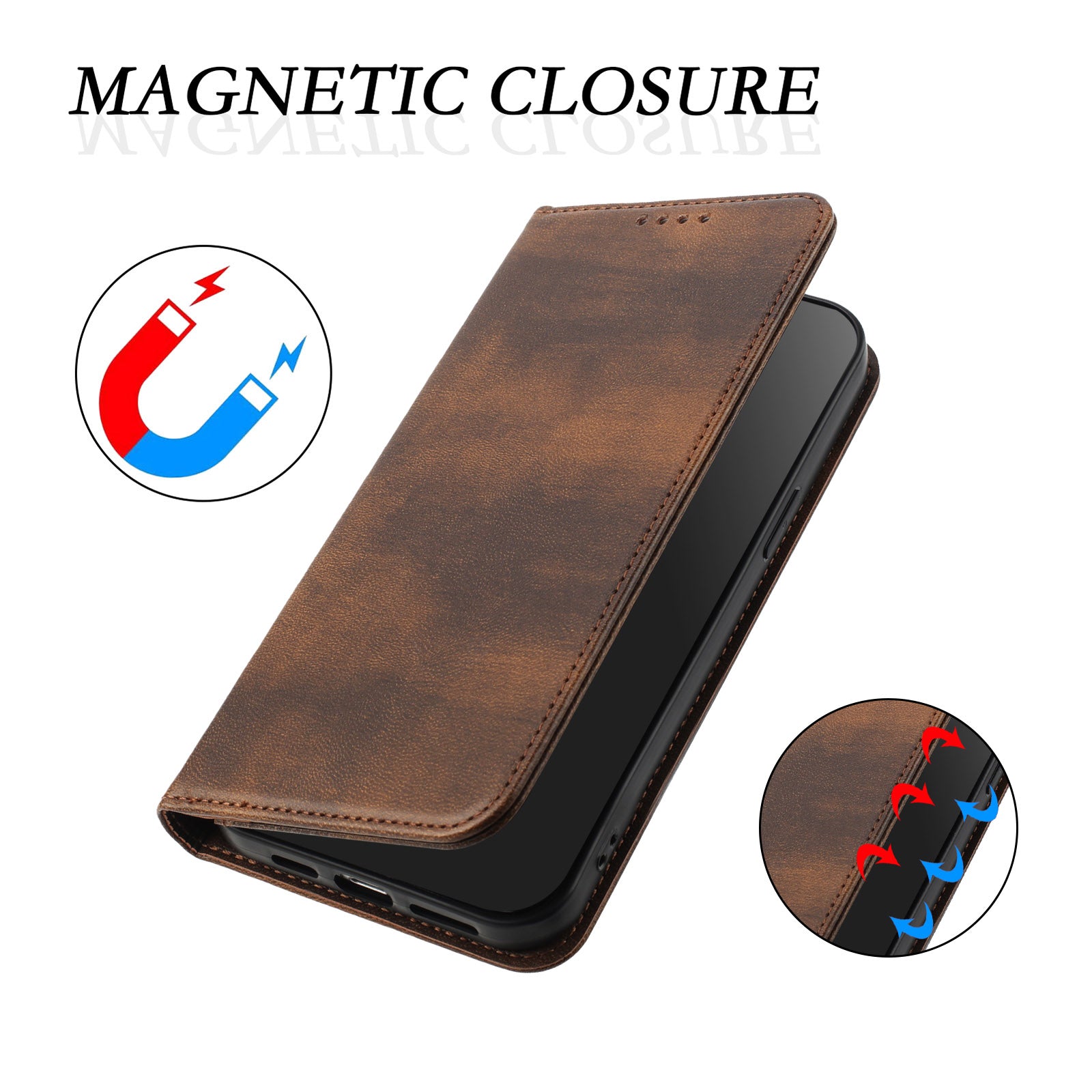 For Motorola Edge 70 5G Wallet Cases Retro Texture Leather Phone Cover - Brown
