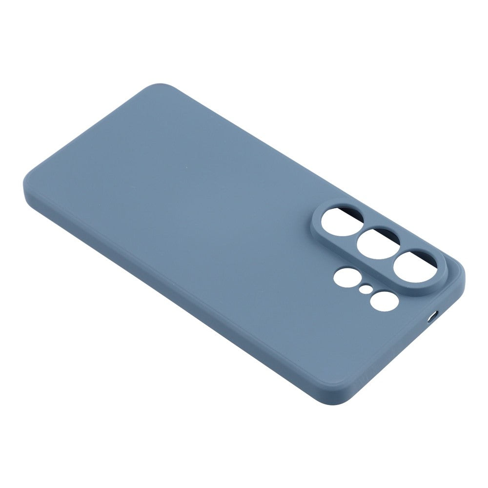 For Samsung Galaxy S26 Ultra Case TPU Back Soft Protective surface Fiber Lining Phone Cover - Lavender Grey