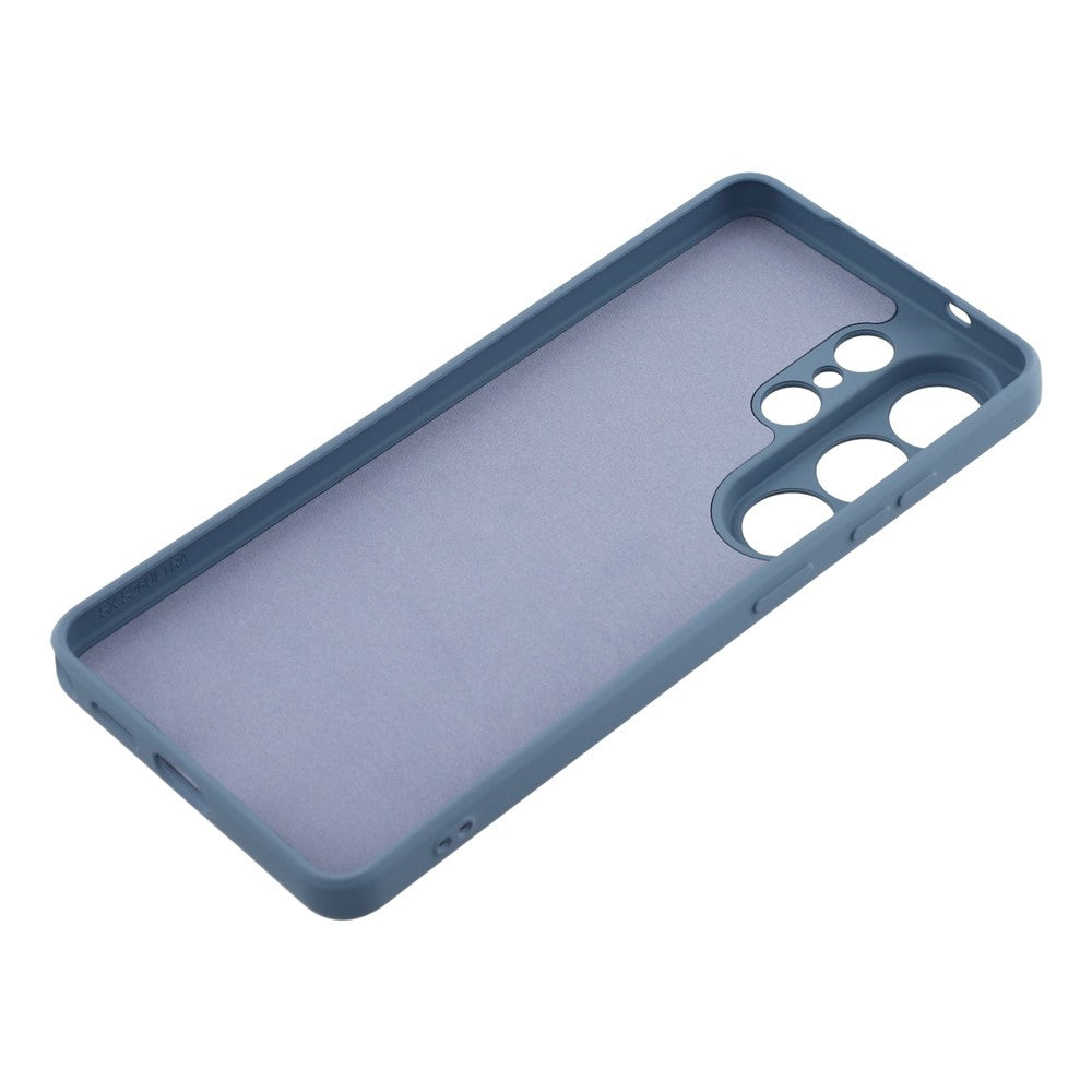 For Samsung Galaxy S26 Ultra Case TPU Back Soft Protective surface Fiber Lining Phone Cover - Lavender Grey
