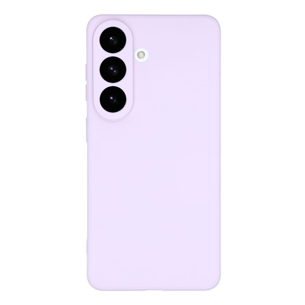 For Samsung Galaxy S26 / S26 Pro Case TPU Back Soft Protective surface Fiber Lining Phone Cover - Purple