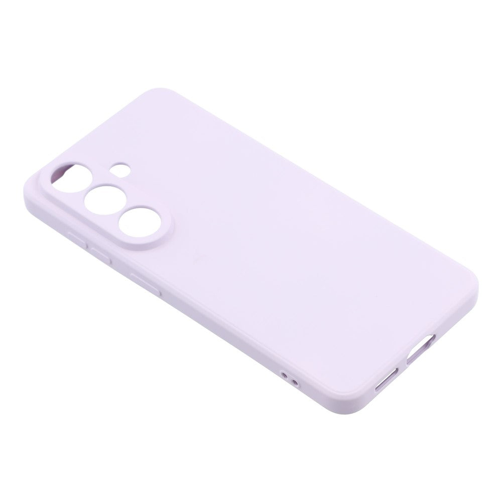 For Samsung Galaxy S26 / S26 Pro Case TPU Back Soft Protective surface Fiber Lining Phone Cover - Purple