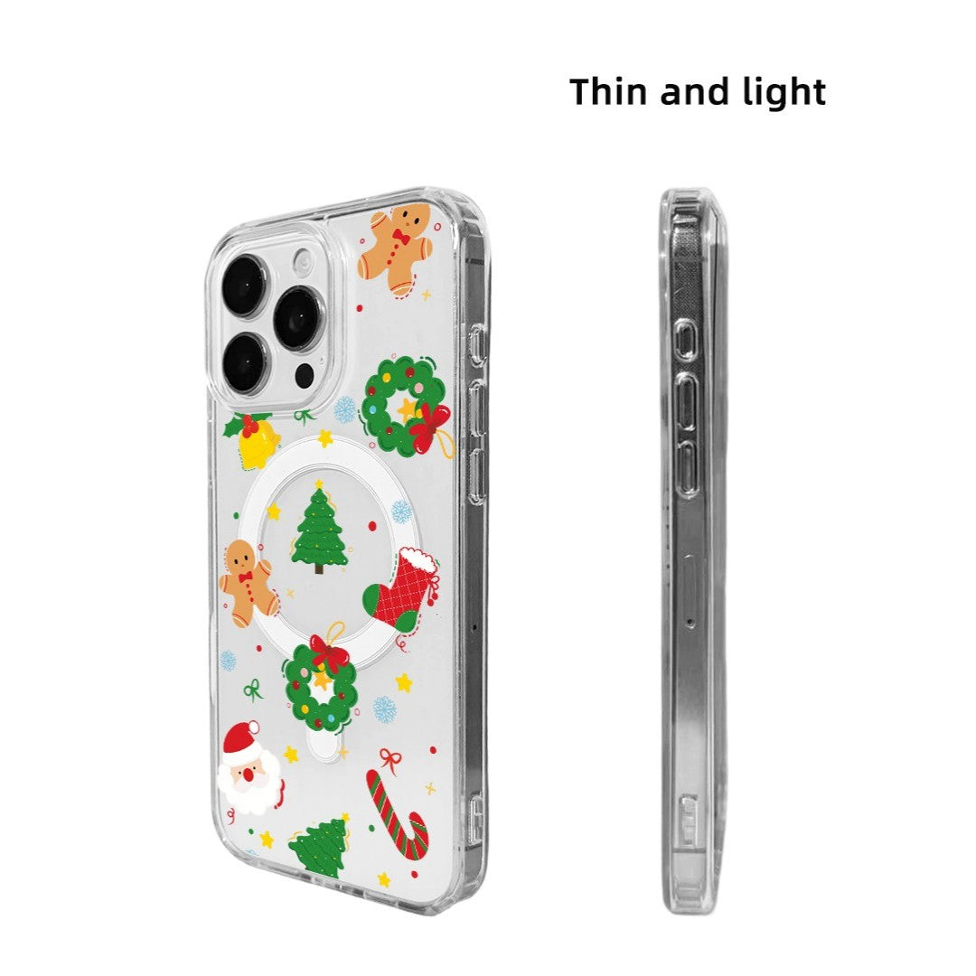 For iPhone 14 Pro Case Clear Edge TPU + Acrylic Cover - 