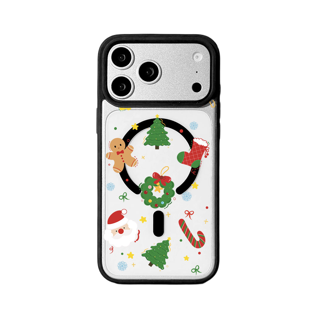 For iPhone 17 Pro Max Magnetic Case TPU + Acrylic Cover - 