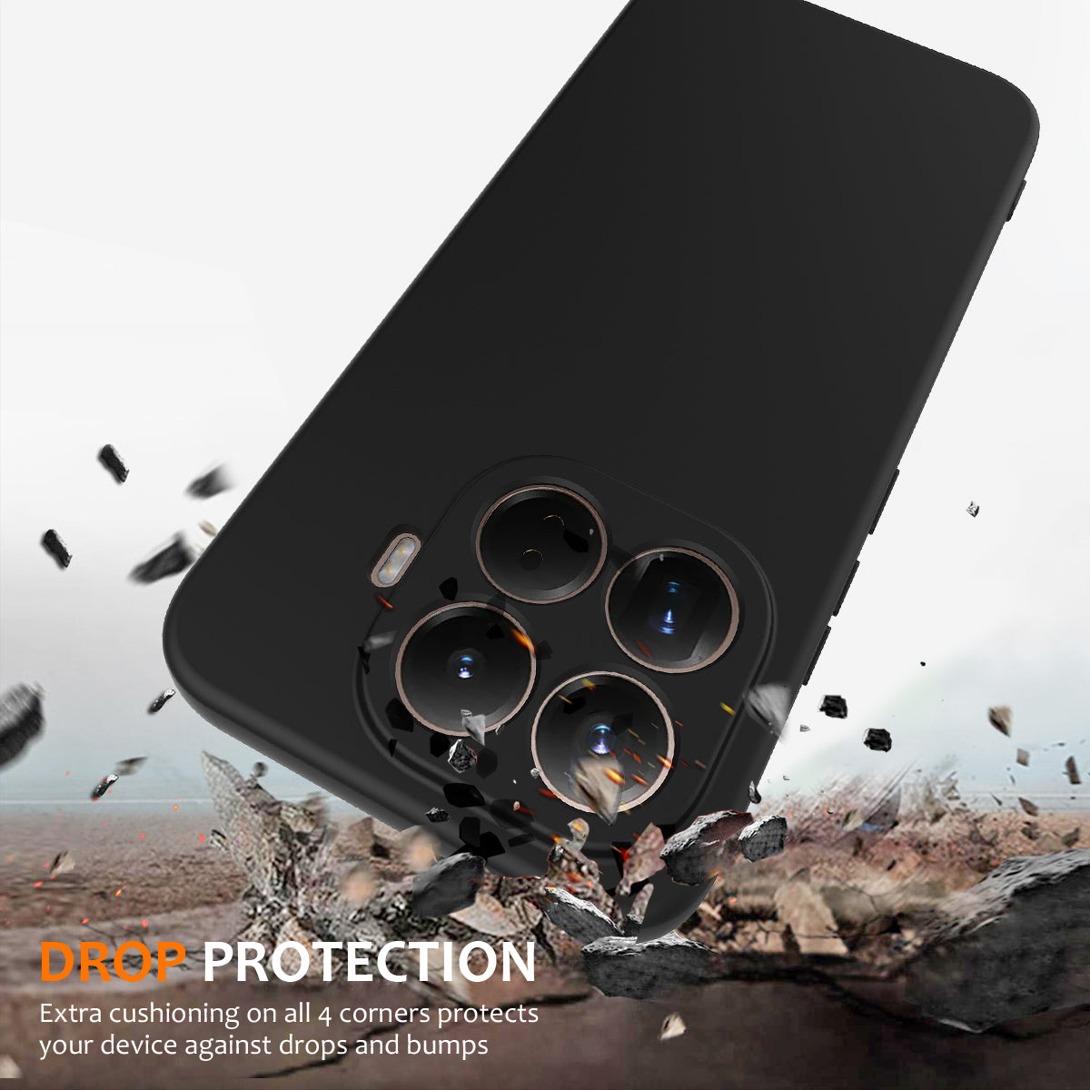 For Xiaomi 15T Pro Magnetic Case Liquid Silicone Phone Cover - Black