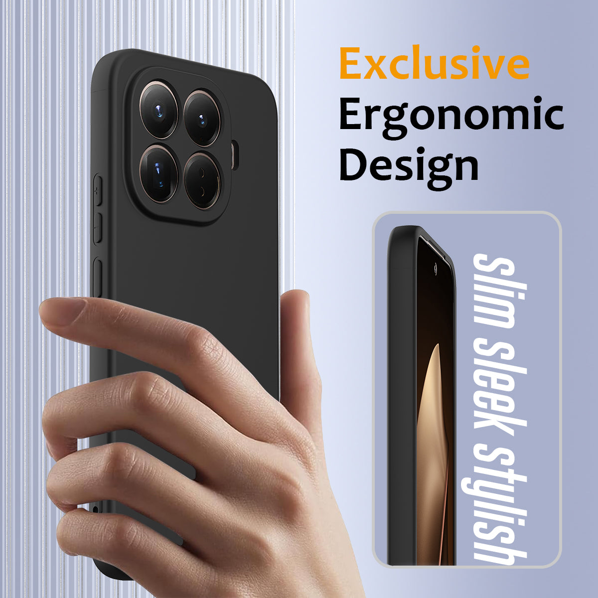 For Xiaomi 15T Pro Magnetic Case Liquid Silicone Phone Cover - Black