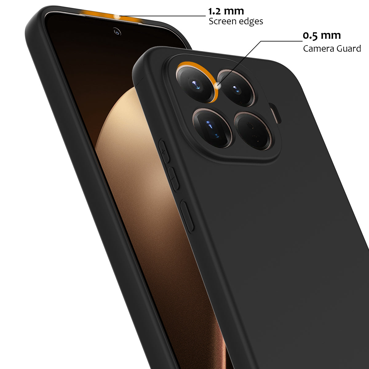 For Xiaomi 15T Pro Magnetic Case Liquid Silicone Phone Cover - Black