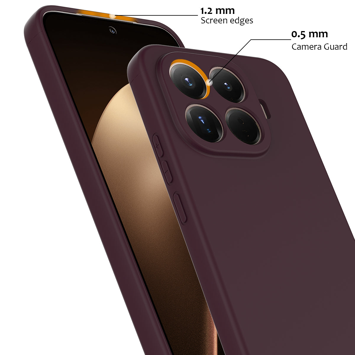 For Xiaomi 15T Pro Magnetic Case Liquid Silicone Phone Cover - Wine Red