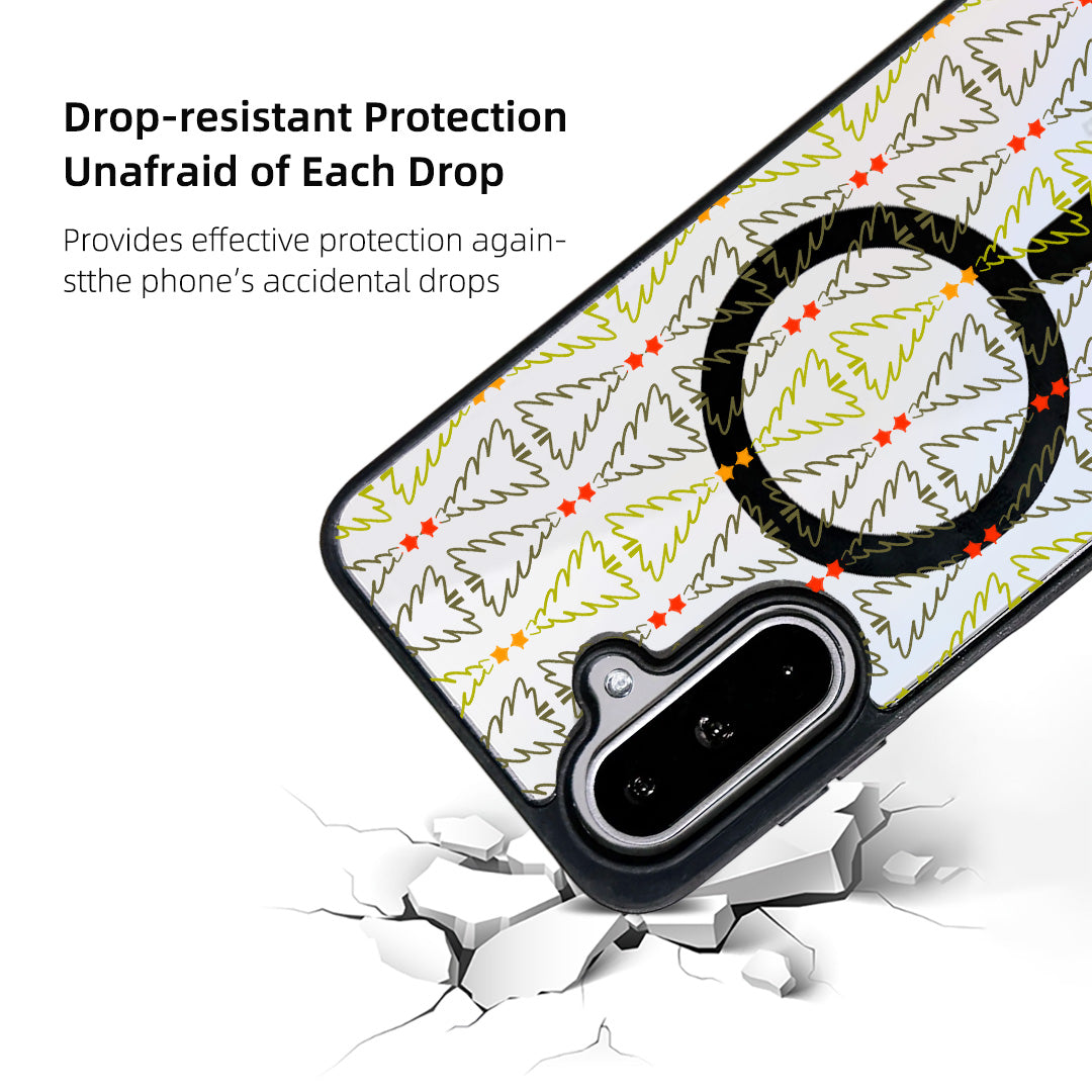 For Samsung Galaxy A55 5G / Galaxy A35 5G Magnetic Case TPU + Acrylic Cover - Starry Tree