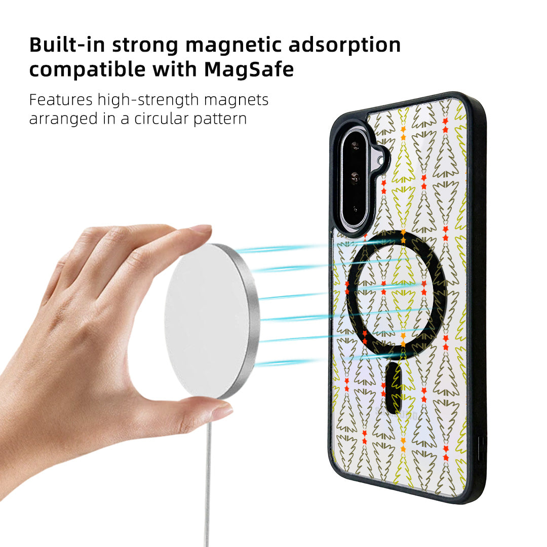 For Samsung Galaxy A55 5G / Galaxy A35 5G Magnetic Case TPU + Acrylic Cover - Starry Tree