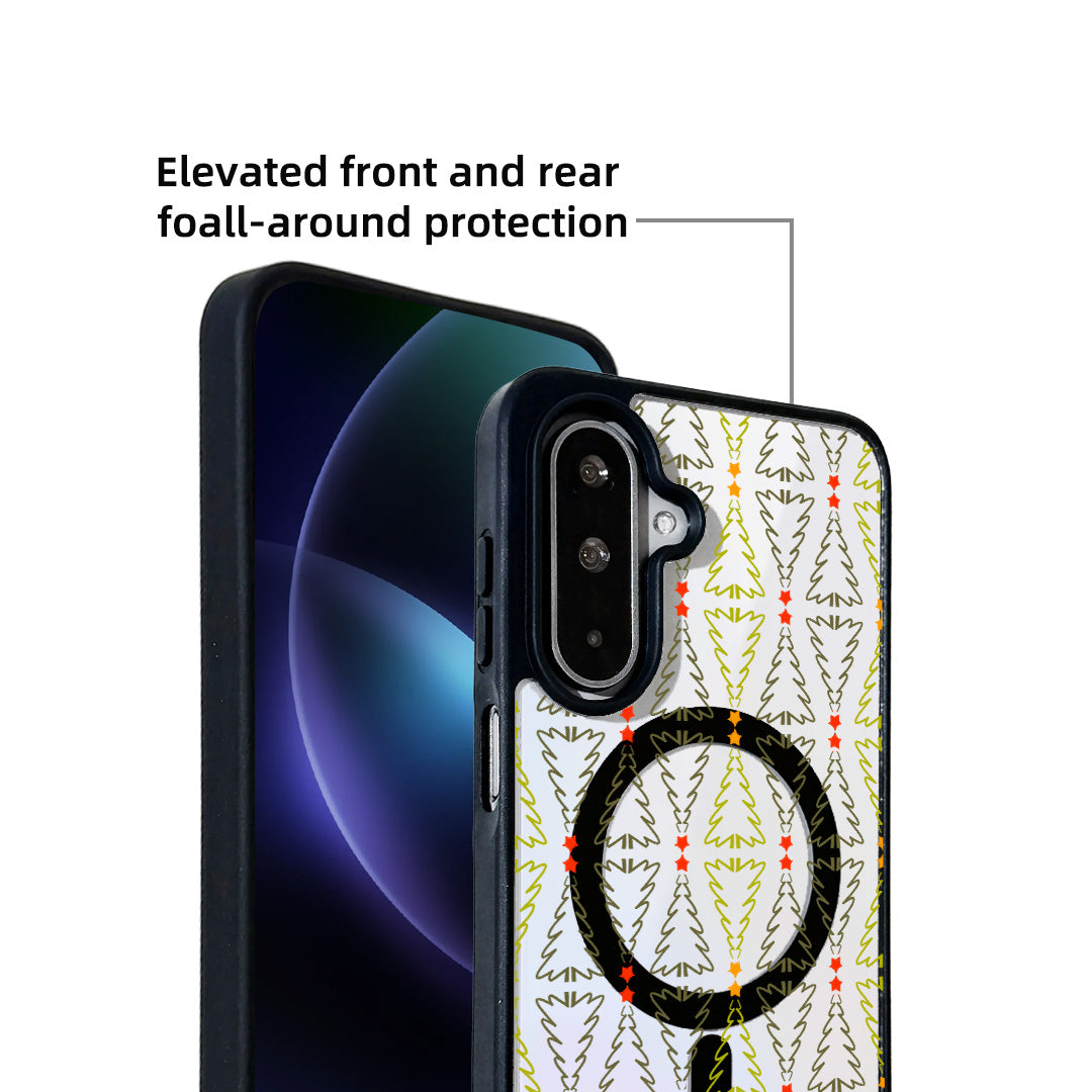 For Samsung Galaxy A55 5G / Galaxy A35 5G Magnetic Case TPU + Acrylic Cover - Starry Tree