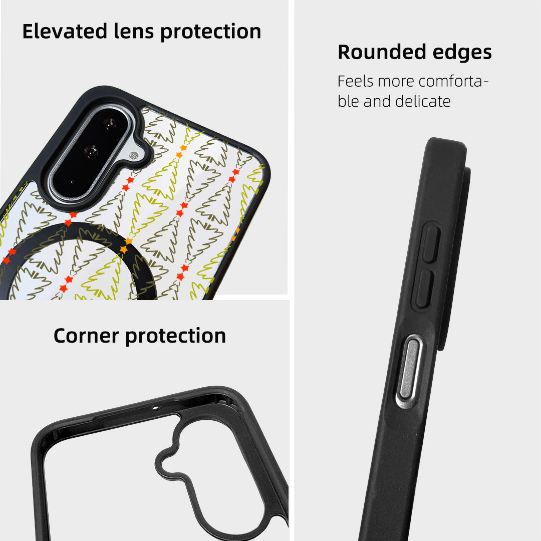 For Samsung Galaxy A55 5G / Galaxy A35 5G Magnetic Case TPU + Acrylic Cover - Starry Tree