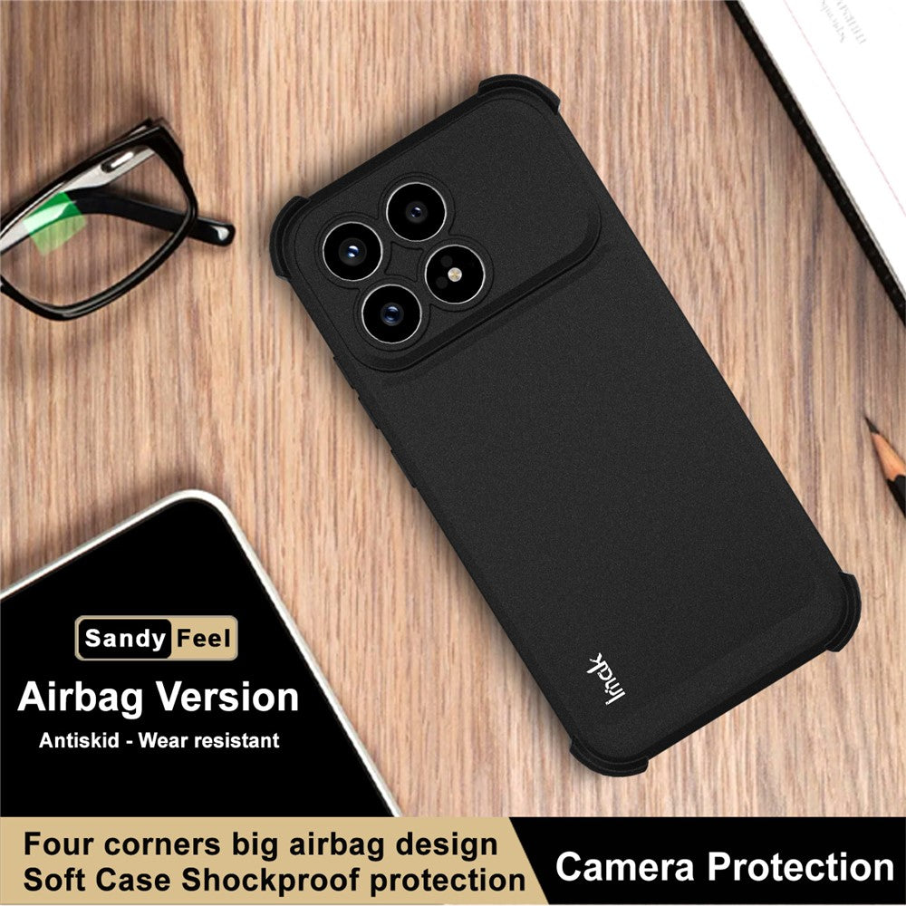 For Xiaomi Poco F8 Pro / Redmi K90 5G Case TPU Phone Cover Airbag Protection - Matte Black