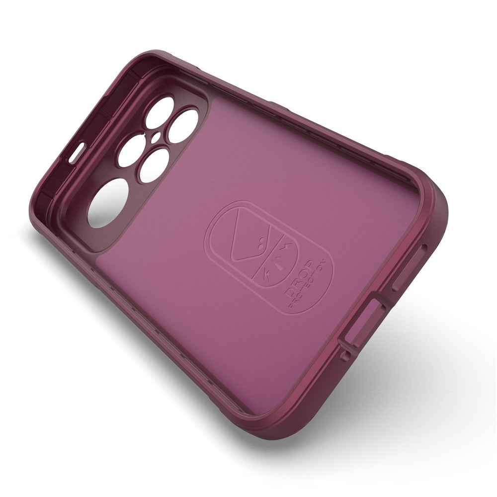 For Xiaomi Redmi K90 Pro Max 5G / Poco F8 Ultra Case Soft TPU Rugged Phone Back Cover - Wine Red