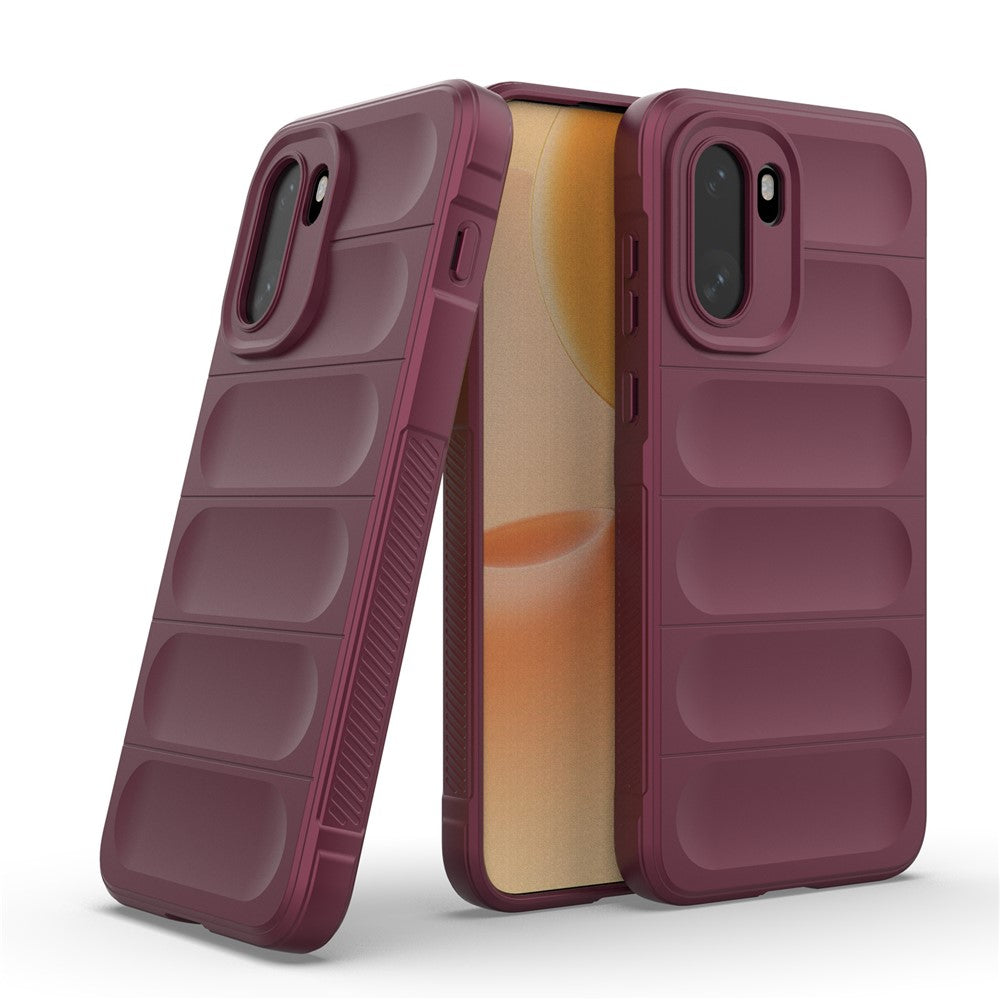 For OnePlus 15R 5G / Ace 6T 5G Case Soft TPU Rugged Phone Back Cover - Wine Red