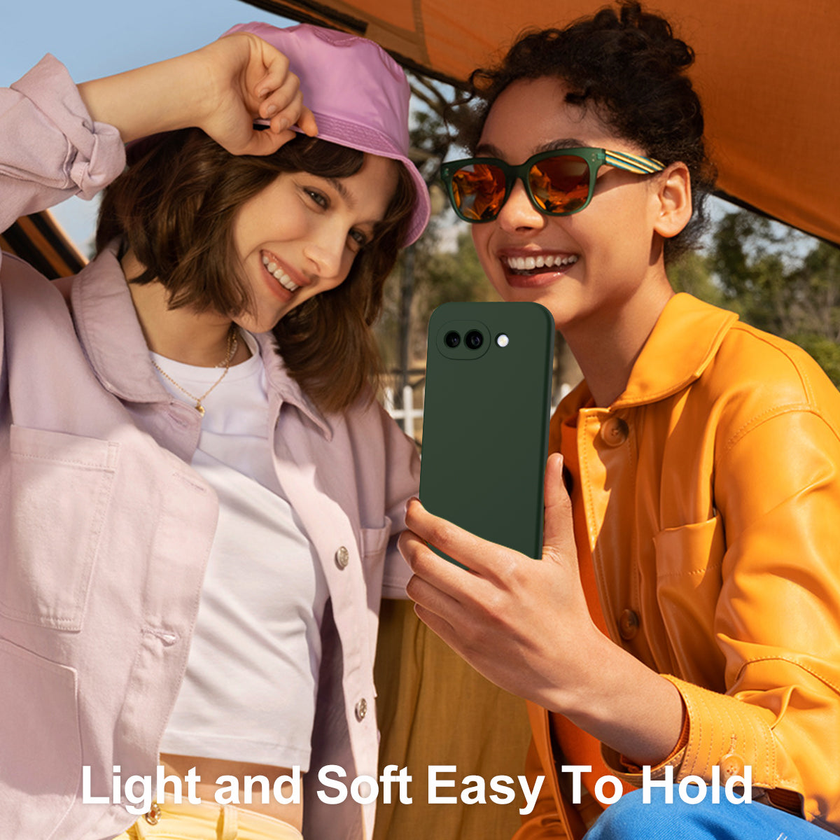 For Google Pixel 10a Magnetic Case Liquid Silicone Phone Cover - Dark Green