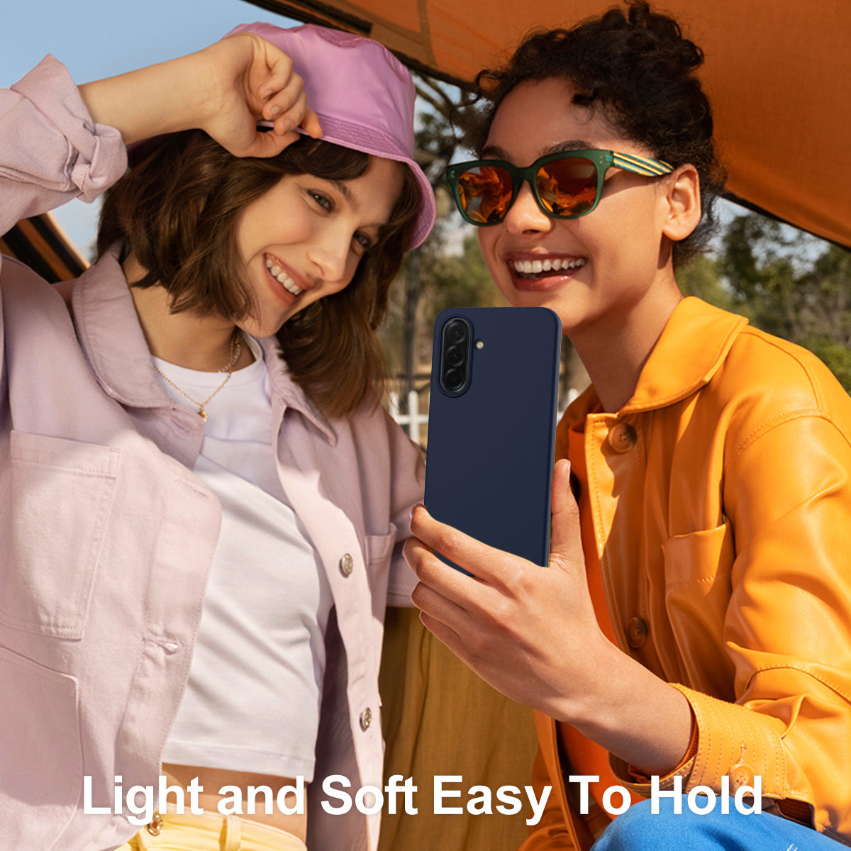 For Samsung Galaxy A37 Magnetic Case Liquid Silicone Phone Cover - Dark Blue