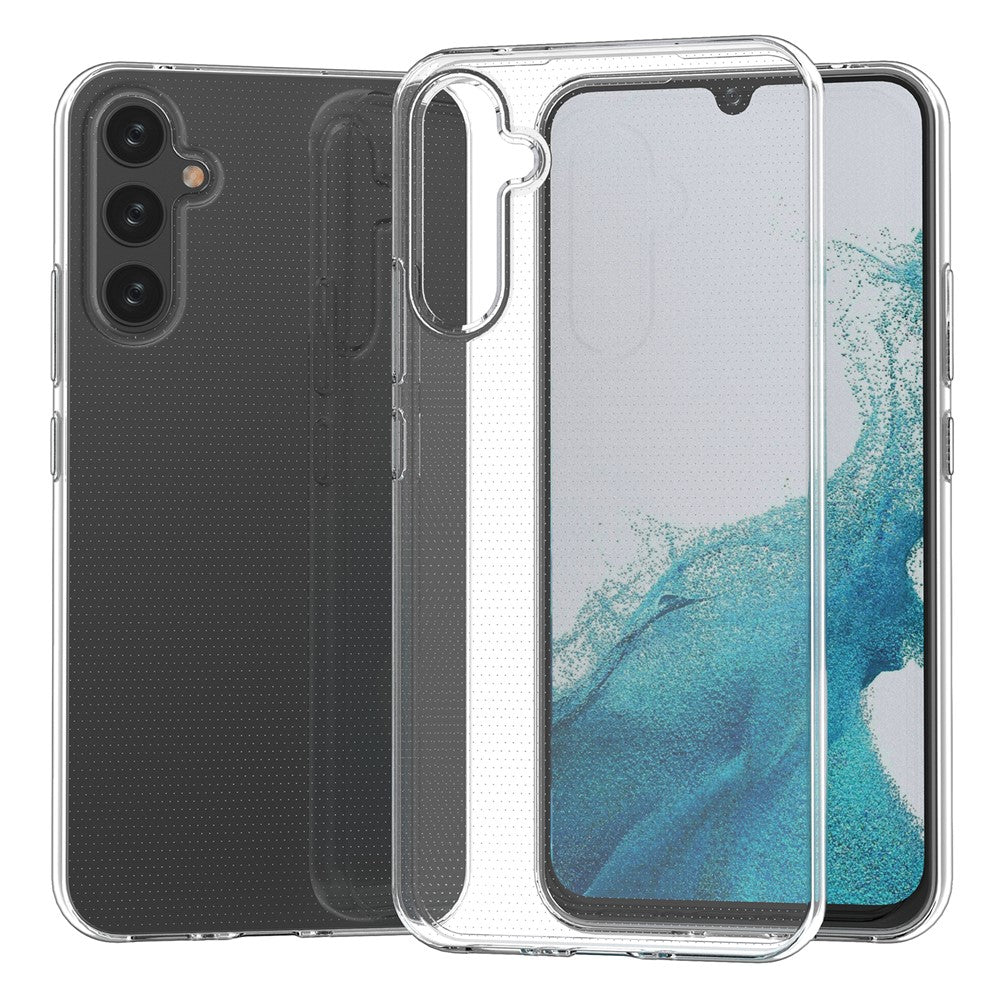 For Samsung Galaxy A34 5G Soft Slim TPU Protective surface Phone Case Transparent Clear Phone Cover