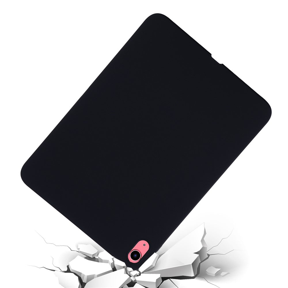 Tablet Cover For iPad (2025) / 10.9 (2022) Liquid Silicone Protective Non-Slip Tablet Case - Black