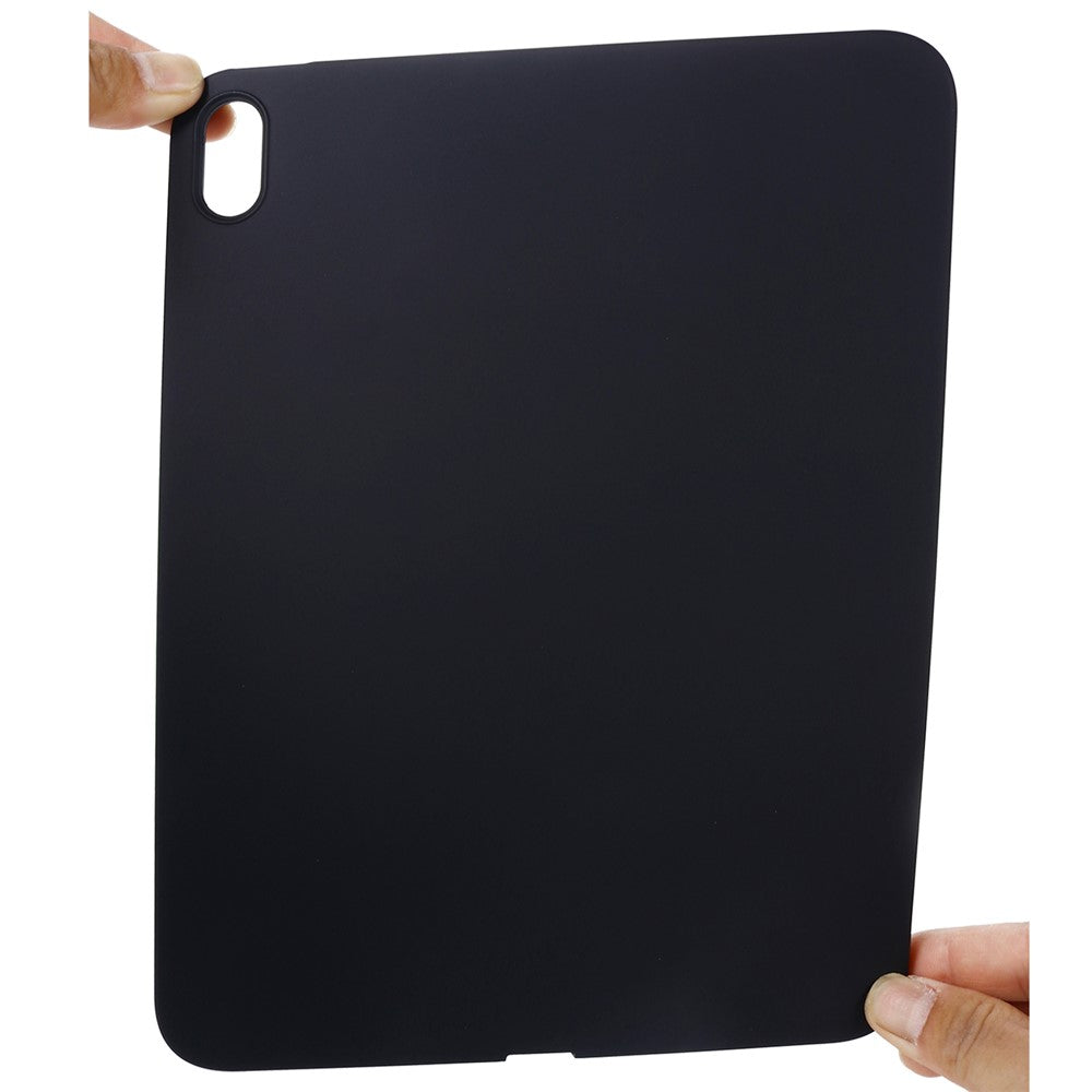 Tablet Cover For iPad (2025) / 10.9 (2022) Liquid Silicone Protective Non-Slip Tablet Case - Black