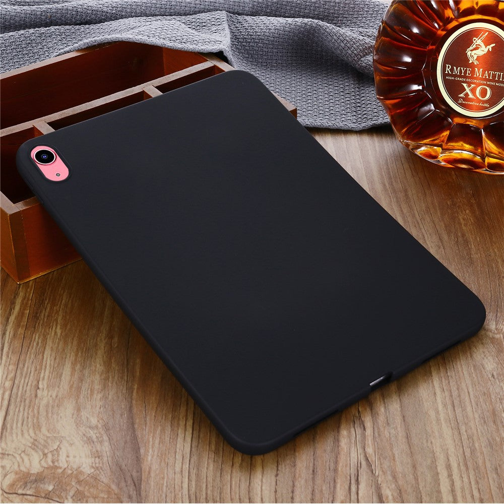 Tablet Cover For iPad (2025) / 10.9 (2022) Liquid Silicone Protective Non-Slip Tablet Case - Black