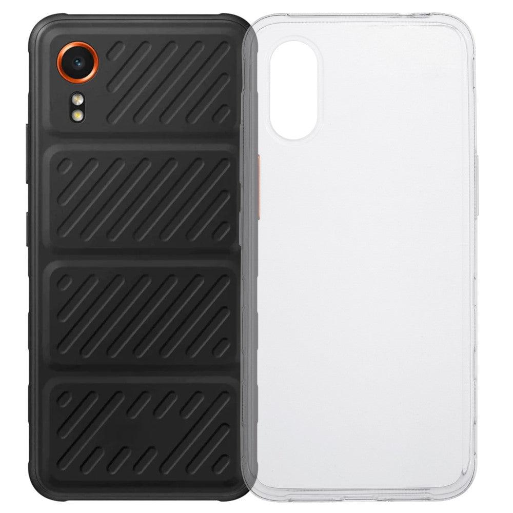 For Samsung Galaxy Xcover7 Case Transparent TPU Flexible Cell Phone Cover