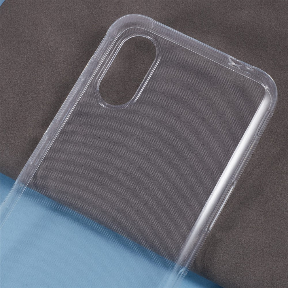 For Samsung Galaxy Xcover7 Case Transparent TPU Flexible Cell Phone Cover