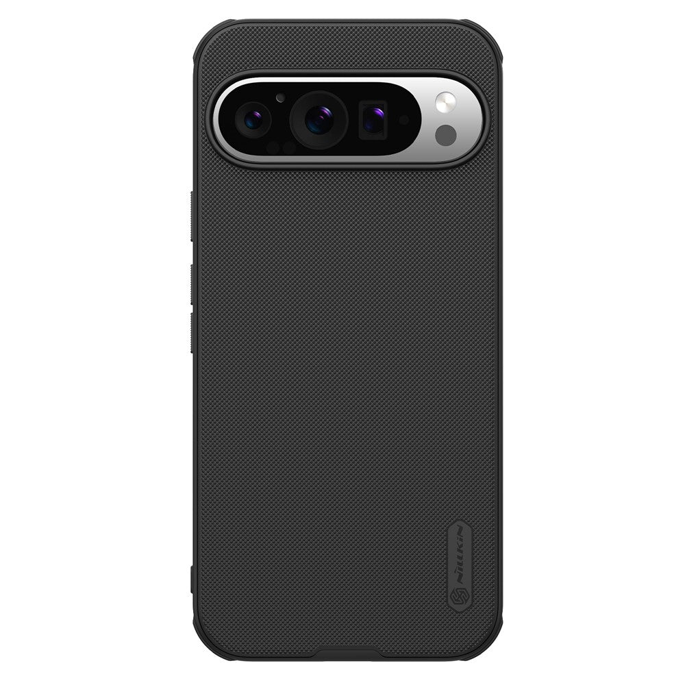 Frosted Shield Pro for Google Pixel 9 / Pixel 9 Pro Magnetic Phone Case PC+TPU Cover - Black