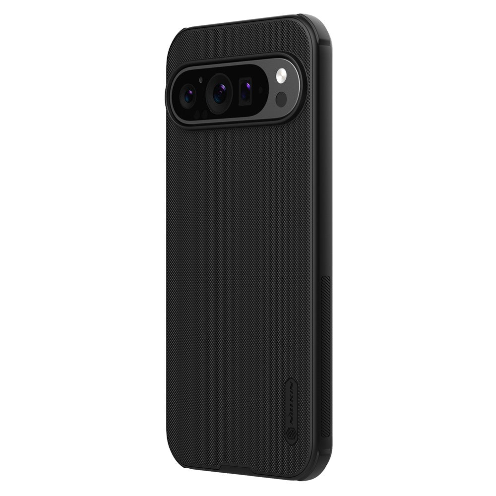 Frosted Shield Pro for Google Pixel 9 / Pixel 9 Pro Magnetic Phone Case PC+TPU Cover - Black
