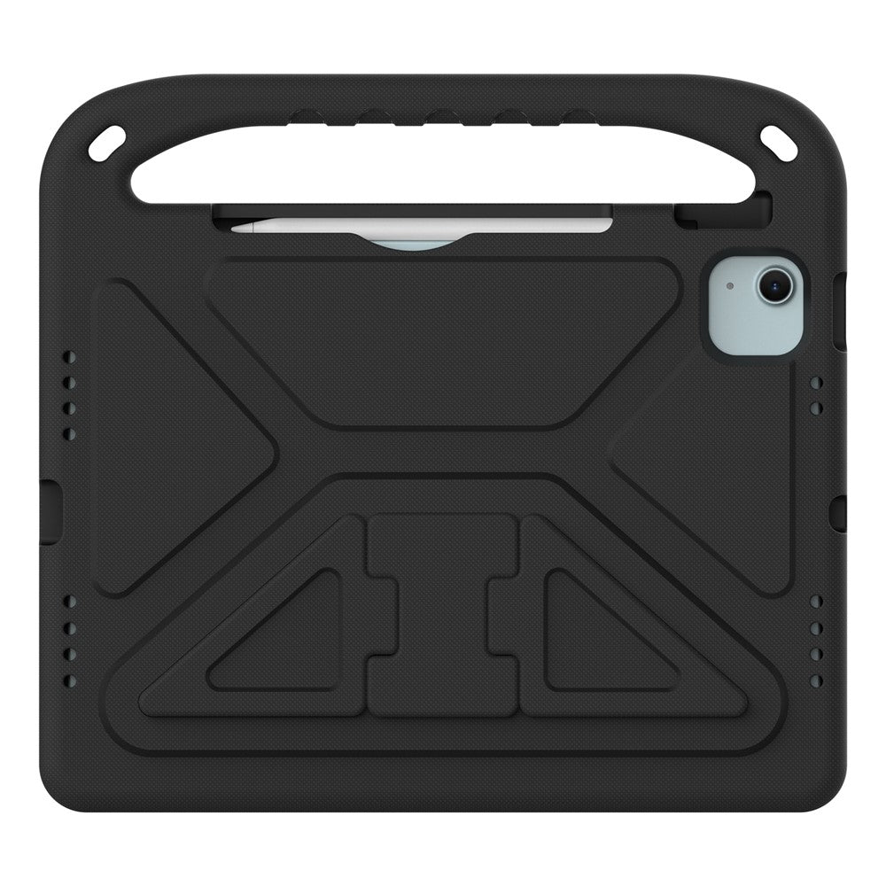 For iPad Air 11 (2025) / (2024) / Pro 11 (2025) / 11 (2024) Case Hand Grip Kickstand Tablet EVA Cover - Black