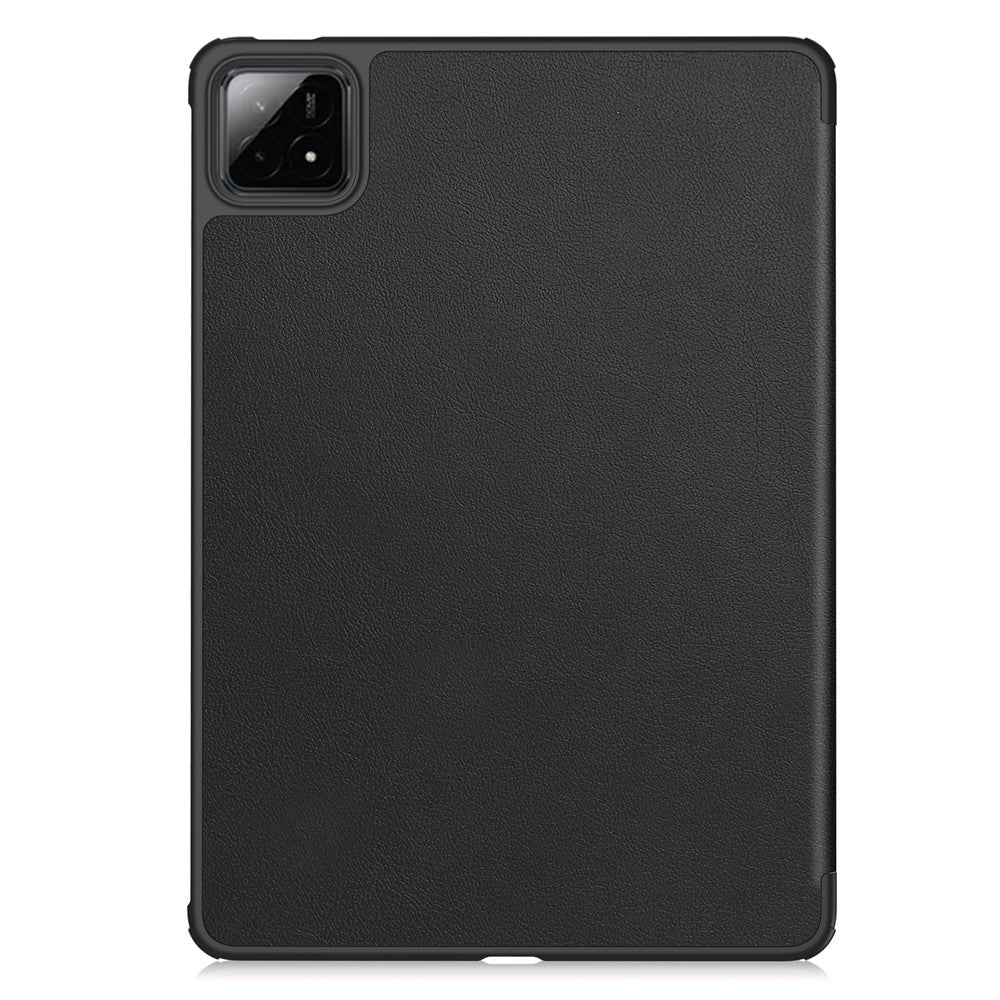 For Xiaomi Pad 8 Pro / Pad 8 / Pad 7 Pro / Pad 7 Case Leather Stand Tablet Cover - Black