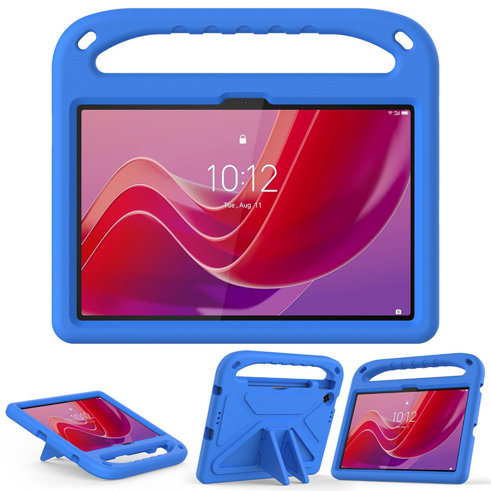 For Lenovo Tab TB311FU Case Hand Grip Kickstand Tablet EVA Cover - Blue