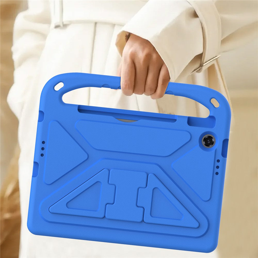 For Lenovo Tab TB311FU Case Hand Grip Kickstand Tablet EVA Cover - Blue