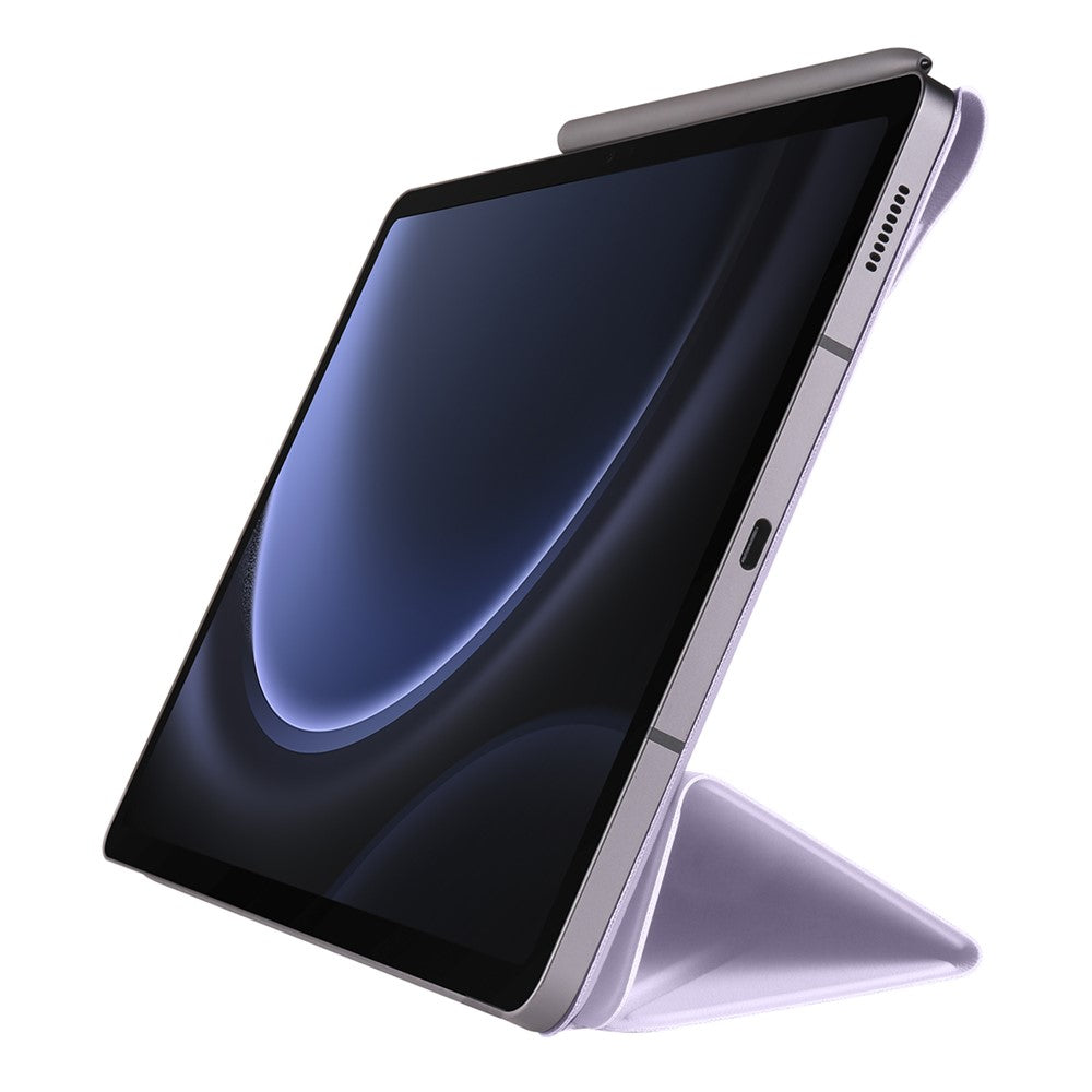 Magnetic Tablet Case For Samsung Galaxy Tab S11 / S10 Lite / S10 FE / S9 FE / S9 PC + PU Leather Origami Stand Cover - Purple