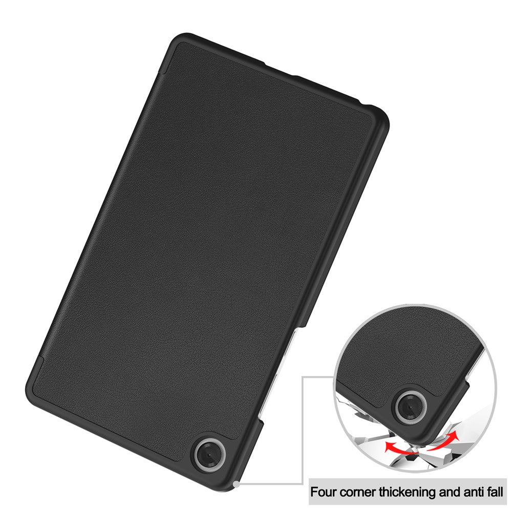 For Lenovo Tab K9 / Tab One Case Leather Stand Tablet Cover - Black