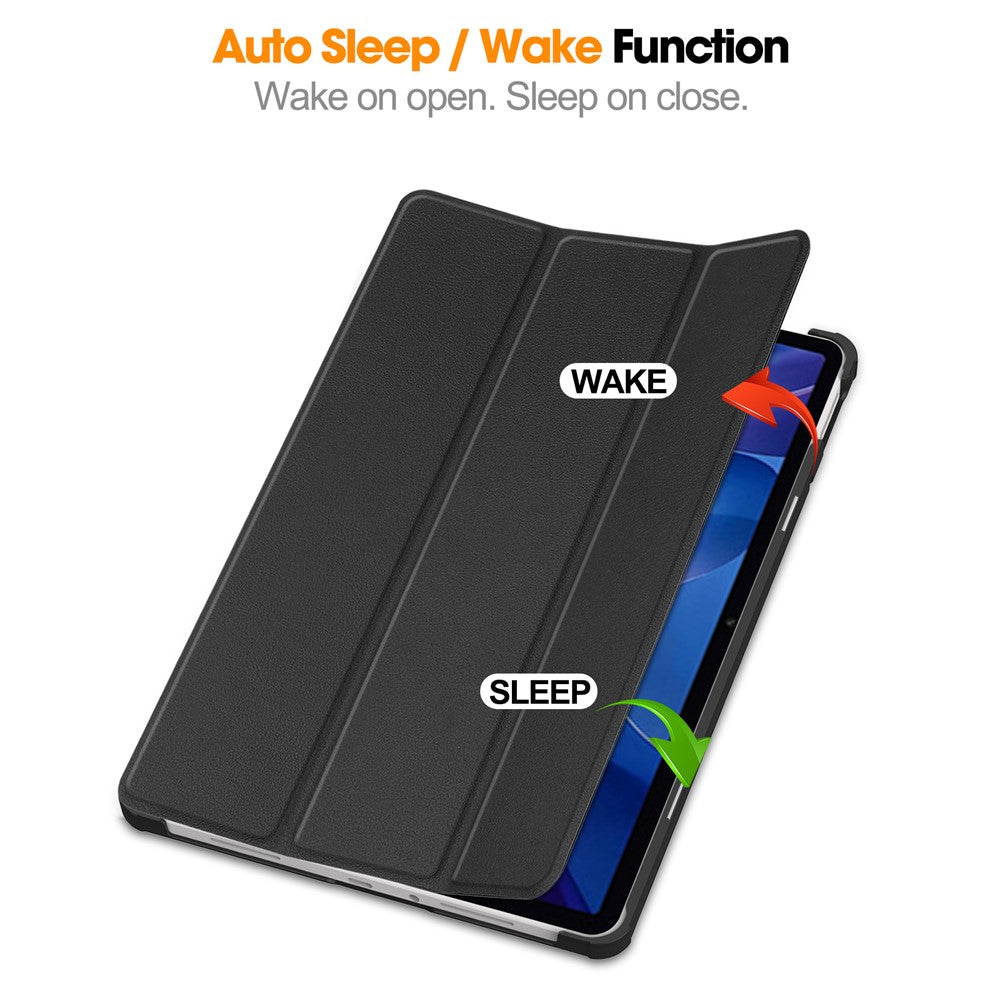 For Xiaomi Redmi Pad 2 Case Leather Stand Tablet Cover - Black