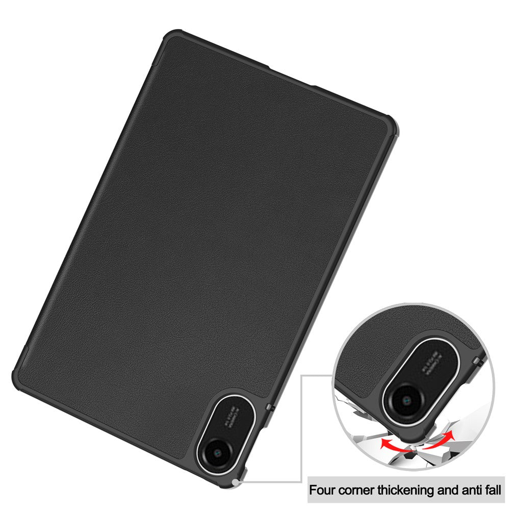 For Xiaomi Redmi Pad 2 Case Leather Stand Tablet Cover - Black