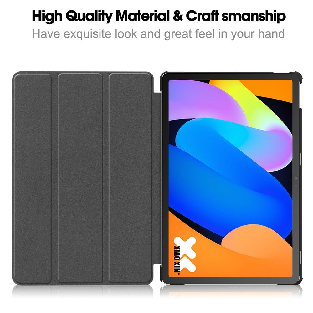 For Lenovo Tab K11 Gen 2 / Idea Tab / Xiaoxin Pad 11 2025 Case Pattern Print Leather Stand Tablet Cover - Apricot