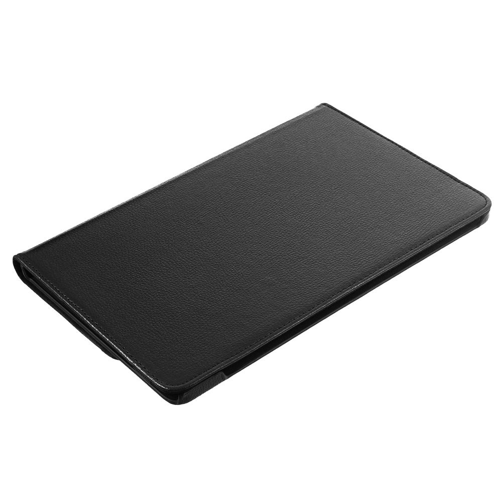For Lenovo Tab K11 Gen 2 / Idea Tab / Xiaoxin Pad 11 2025 Case Rotating Stand PU Leather + PC Tablet Cover with Elastic Band - Black