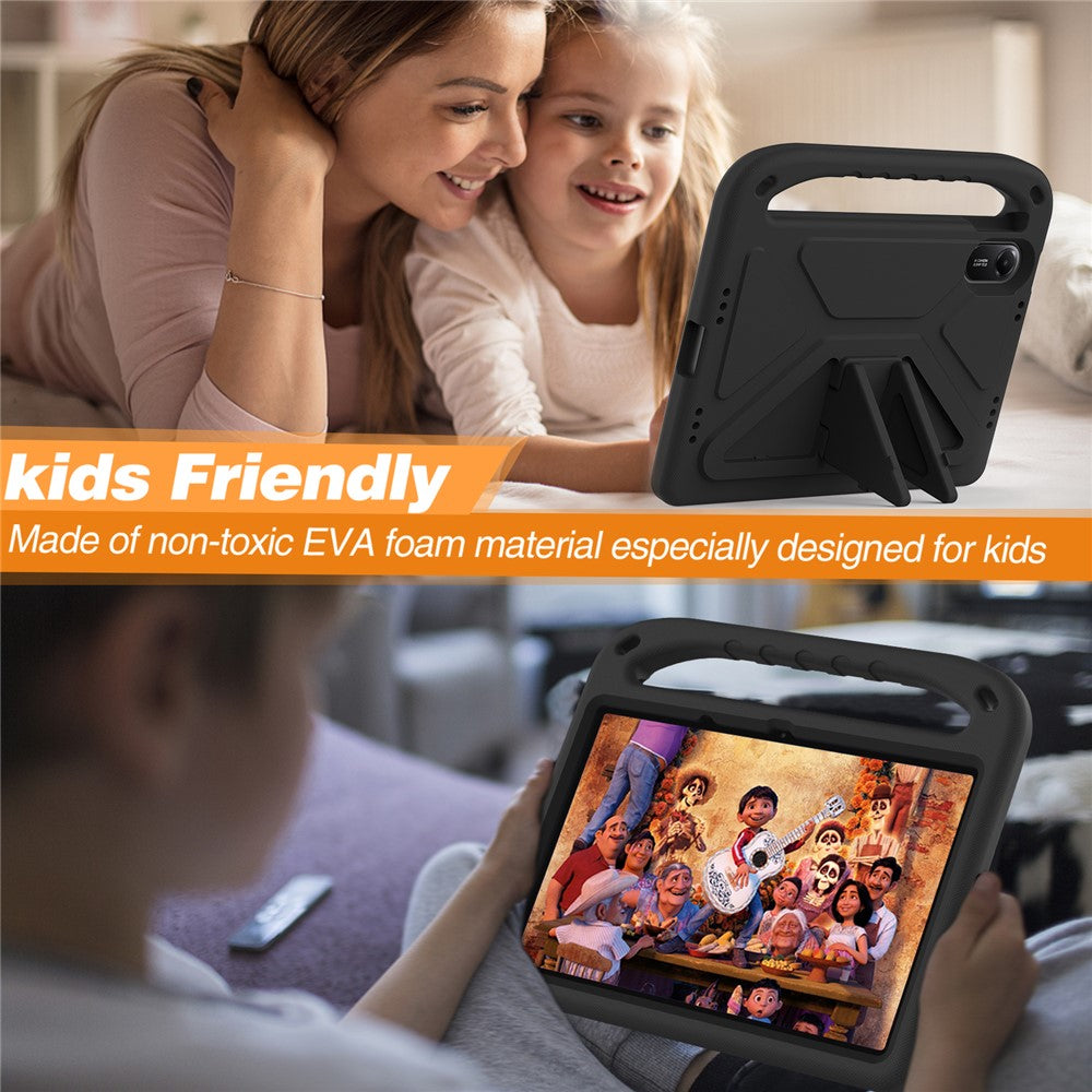 For Xiaomi Redmi Pad 2 Case Hand Grip Kickstand Tablet EVA Cover - Black