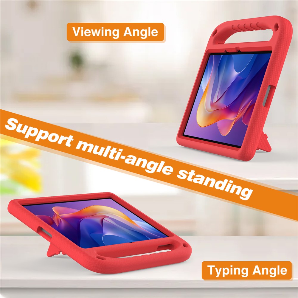 For Xiaomi Redmi Pad 2 Case Hand Grip Kickstand Tablet EVA Cover - Red
