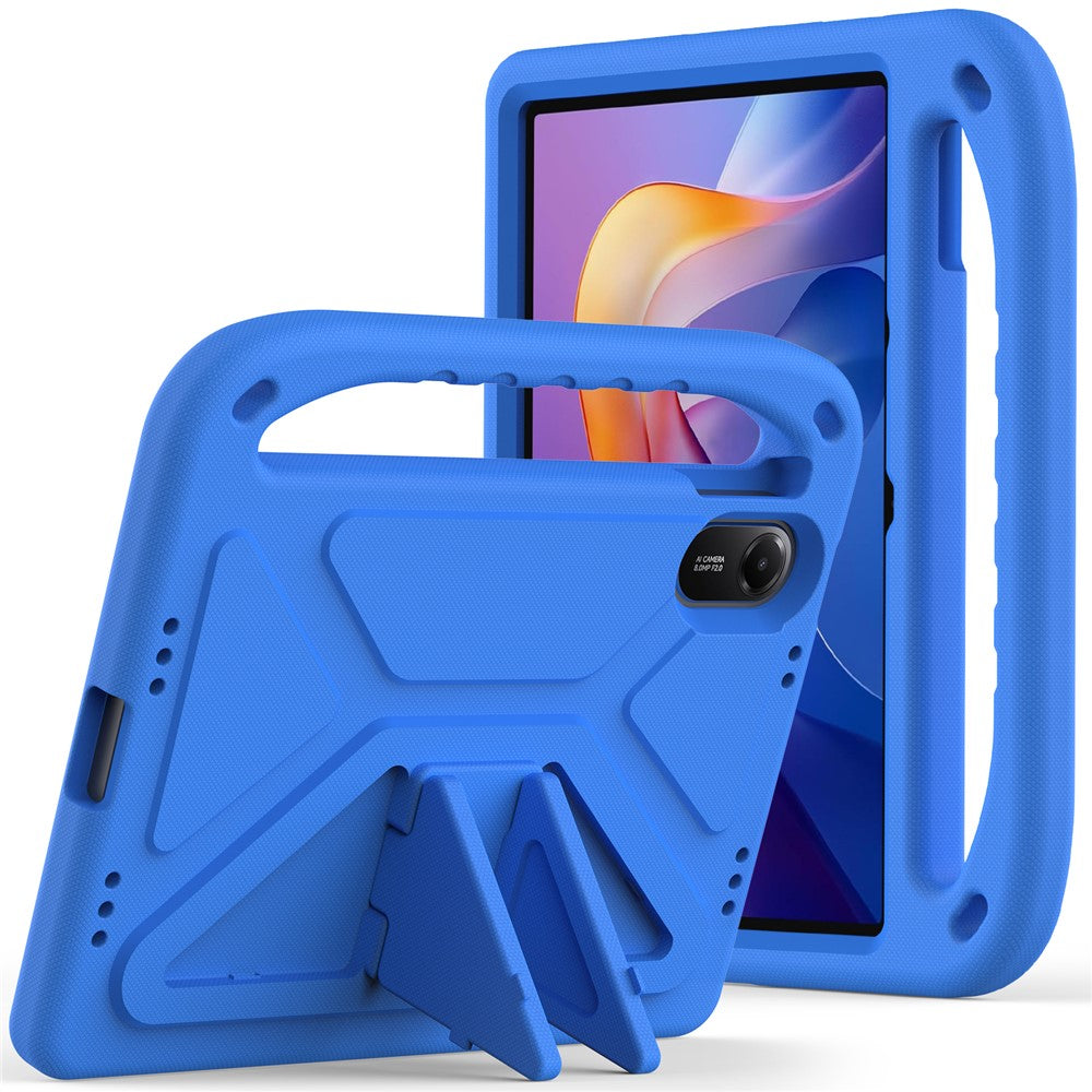 For Xiaomi Redmi Pad 2 Case Hand Grip Kickstand Tablet EVA Cover - Blue