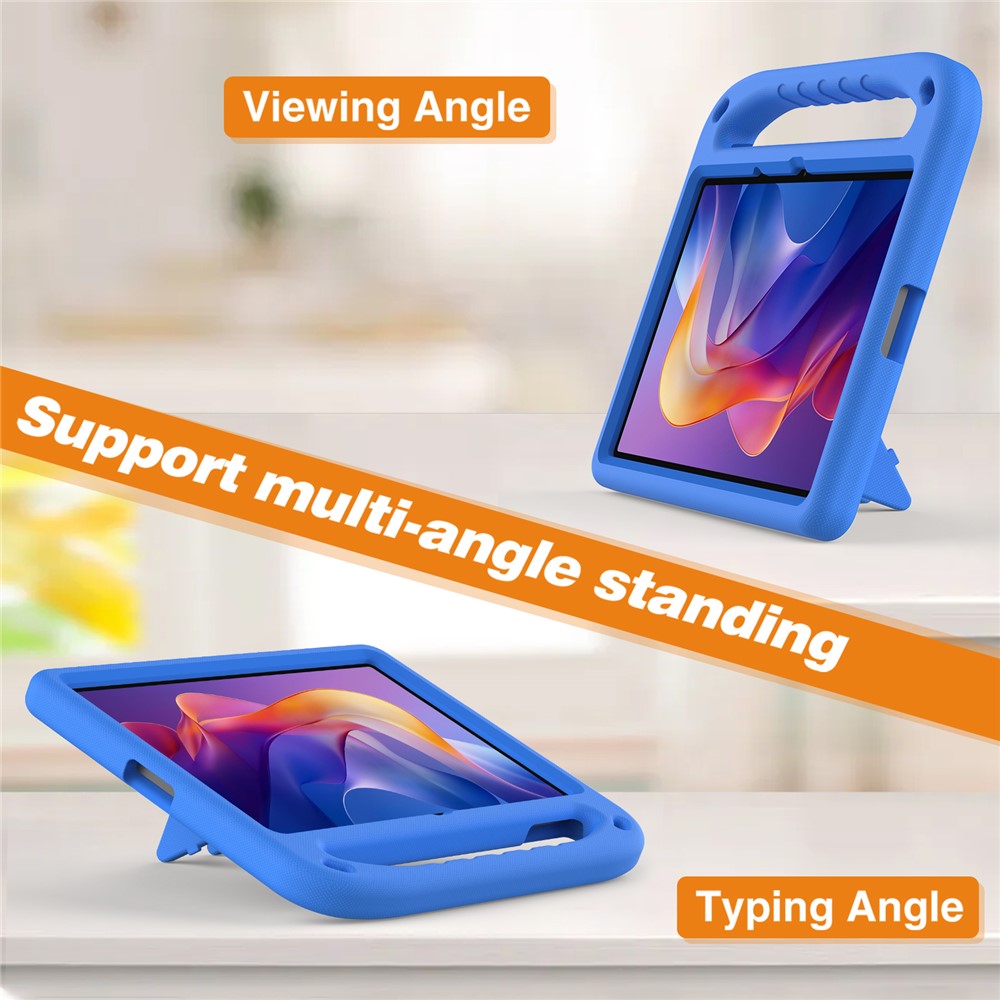 For Xiaomi Redmi Pad 2 Case Hand Grip Kickstand Tablet EVA Cover - Blue