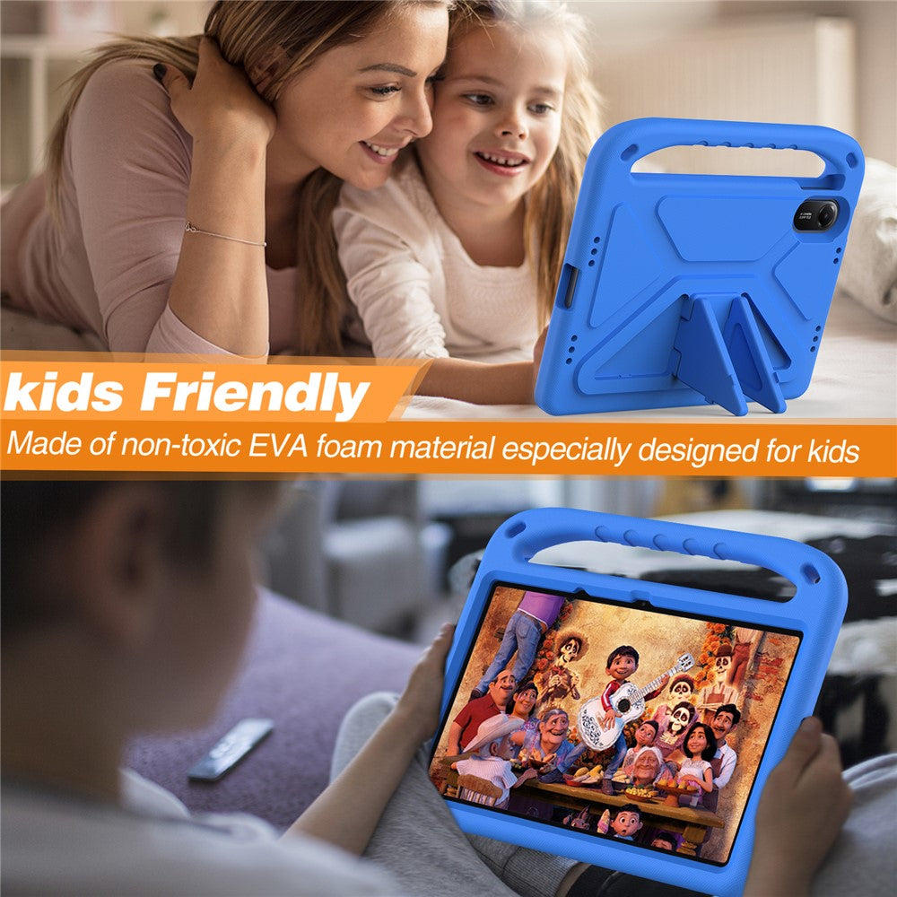 For Xiaomi Redmi Pad 2 Case Hand Grip Kickstand Tablet EVA Cover - Blue