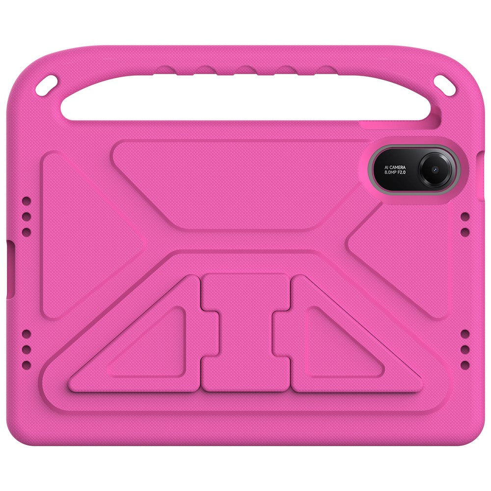For Xiaomi Redmi Pad 2 Case Hand Grip Kickstand Tablet EVA Cover - Rose