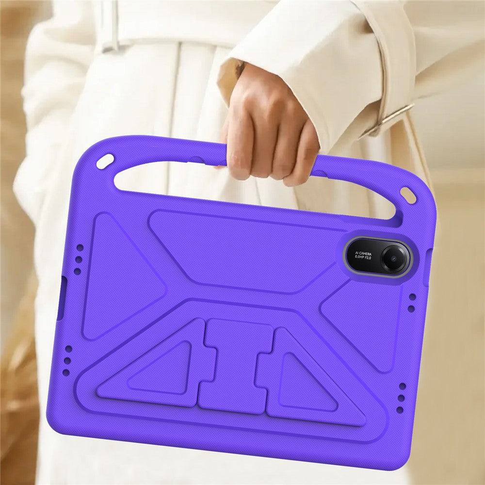 For Xiaomi Redmi Pad 2 Case Hand Grip Kickstand Tablet EVA Cover - Purple