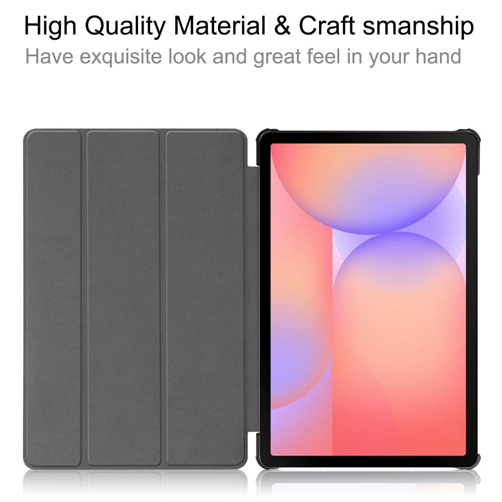 For Samsung Galaxy Tab S10 Lite Case Leather Stand Tablet Cover - Rose Gold