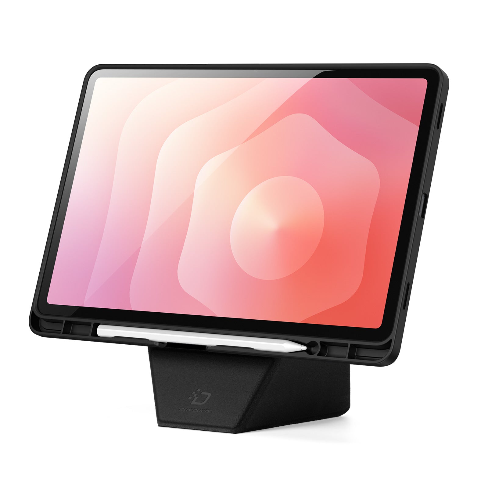 For Samsung Galaxy Tab S11 Tablet Case Multi-function Folding Stand Leather Cover - Black