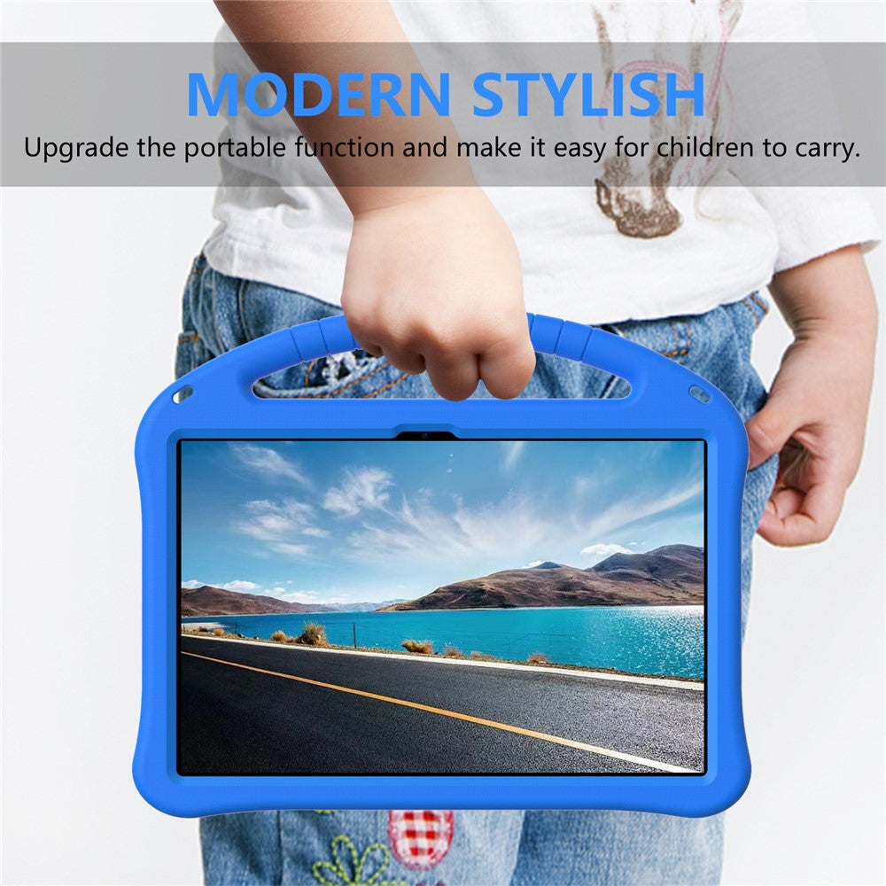 For Xiaomi Redmi Poco Pad M1 / Redmi Pad 2 Pro Case EVA Tablet Cover with Handle Kickstand Children Friendly - Blue