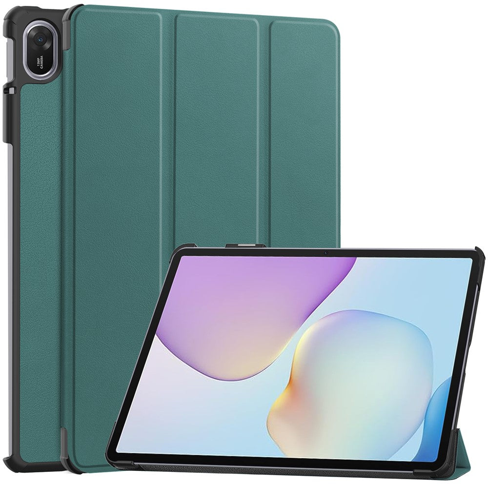 For Huawei MatePad 11.5 2025 Case Leather Stand Tablet Cover - Blackish Green